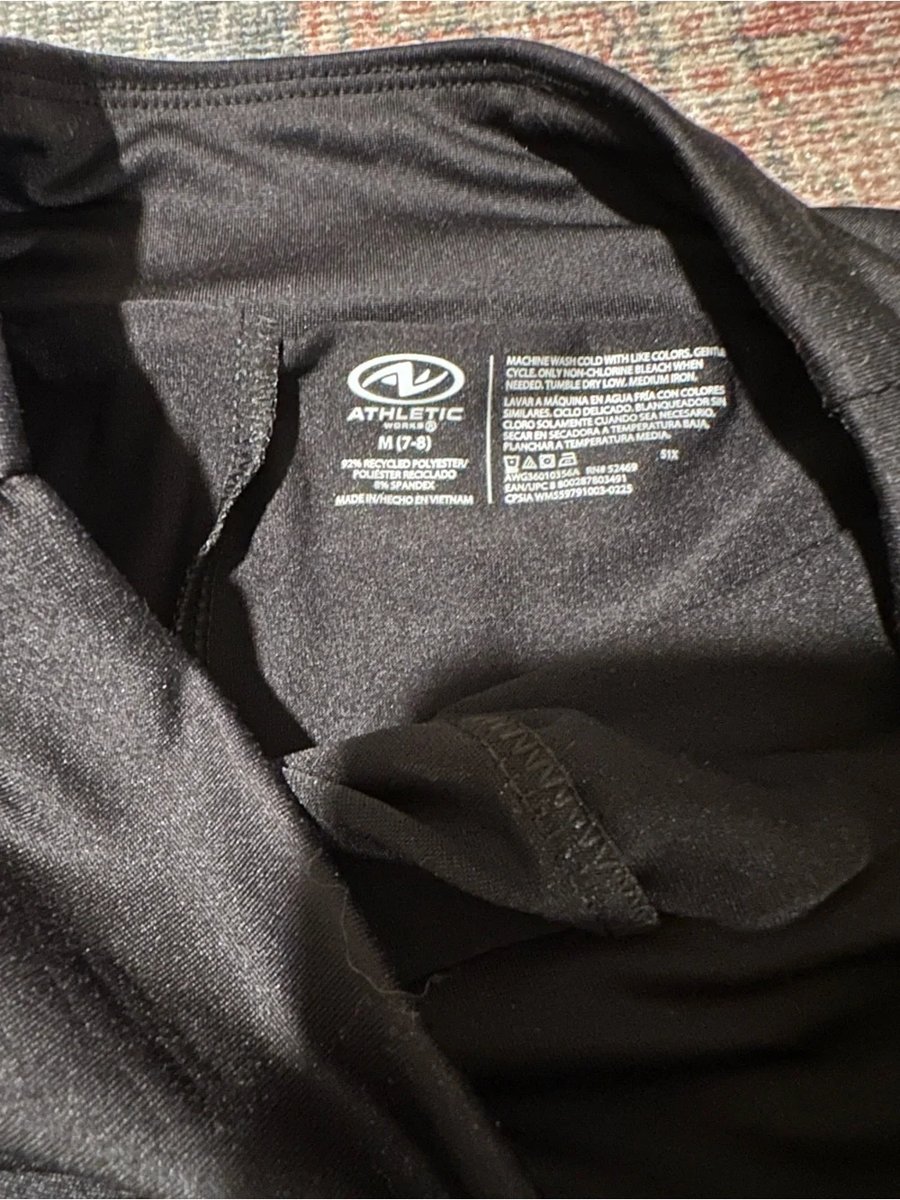 Athletic Works Black Circle Skort